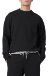 Joe's Bespoke Cotton Sweatshirt In Black