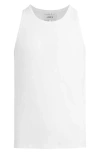 Joe's Bespoke Cotton Tank In Optic White
