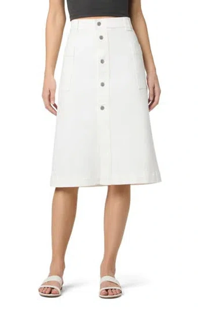Joe's Cargo Denim Midi Skirt