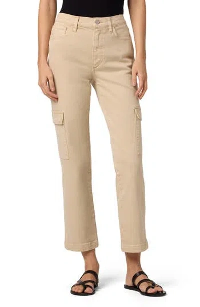 Joe's Cargo Straight Leg Ankle Jeans In Taupe