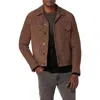 Joe's Cash Suede Trucker Jacket In Oakwood