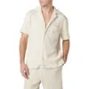 Joe's Charlie Herringbone Stitch Camp Shirt In Natural
