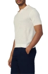 Joe's Club Cotton & Linen Polo In White