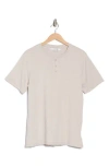 Joe's Cotton Blend Henley T-shirt In Dove Grey
