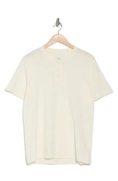 Joe's Cotton Blend Henley T-shirt In Ecru