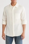 Joe's Cotton Gauze Button-up Shirt In Ecru