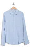 Joe's Cotton Gauze Button-up Shirt In Sky Blue