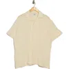 Joe's Cotton Gauze Camp Shirt In Sand