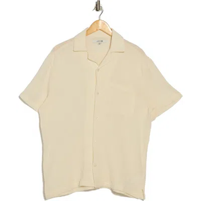 Joe's Cotton Gauze Camp Shirt In Sand