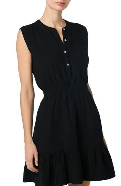 Joe's Cotton Gauze Midi Dress In Black