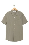 Joe's Cotton Seersucker Short Sleeve Button-up Shirt