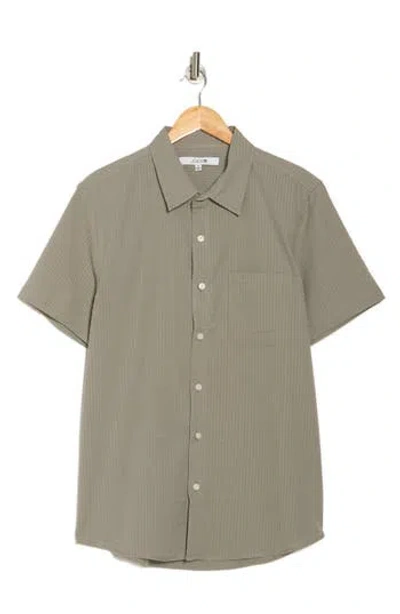Joe's Cotton Seersucker Short Sleeve Button-up Shirt