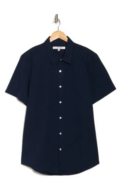 Joe's Cotton Seersucker Short Sleeve Button-up Shirt