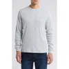 Joe's Crewneck Waffle Knit Long Sleeve T-shirt In Steele