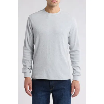 Joe's Crewneck Waffle Knit Long Sleeve T-shirt In Steele