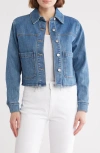 Joe's Crop Denim Jacket In Anita