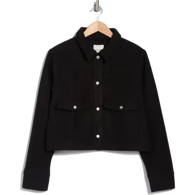 Joe's Crop Utility Jacket In Black