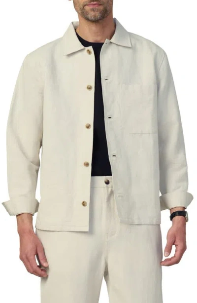 Joe's Cy Linen Button-up Shirt In Flax