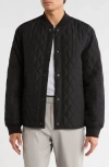 Joe's Diamond Quilted Jacket In Black