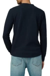 Joe's Double Face Thermal Henley Shirt In True Navy