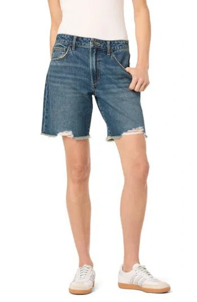 Joe's Easy Raw Hem Bermuda Shorts In Montenegro