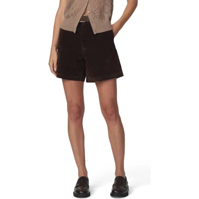 Joe's Harlowe Faux Suede Shorts In Black