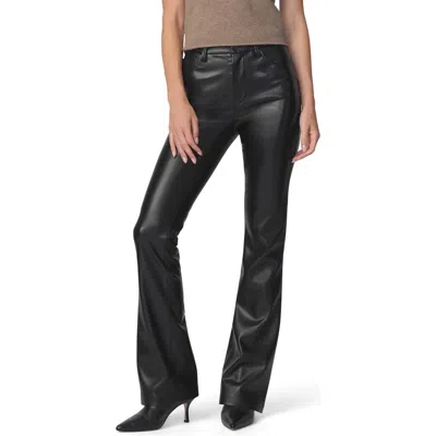 Joe's Hi Hone Faux Leather Bootcut Pants In Black