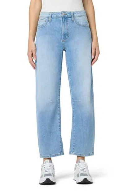 Joe's High Waist Ankle Relaxed Barrel Jeans In Blue