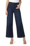 Joe's High Waist Ankle Wide Leg Jeans In Blue