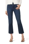 Joe's High Waist Crop Bootcut Jeans In Blue