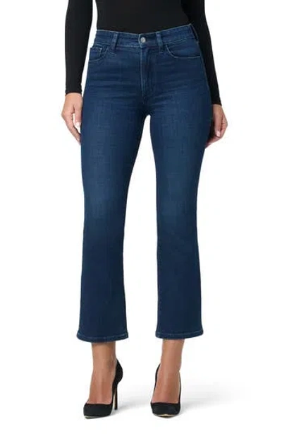 Joe's High Waist Crop Bootcut Jeans In Blue