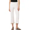 Joe's High Waist Crop Bootcut Jeans In White