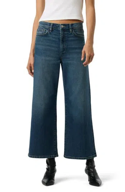 Joe's High Waist Crop Wide Leg Jeans In Filomena