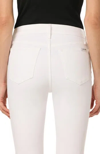 Joe's High Waist Curvy Bootcut Jeans In White