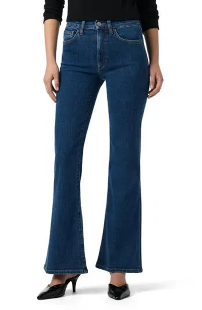 Joe's High Waist Flare Jeans In Blue