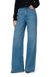 Joe's High Waist Wide Leg Jeans In Blue