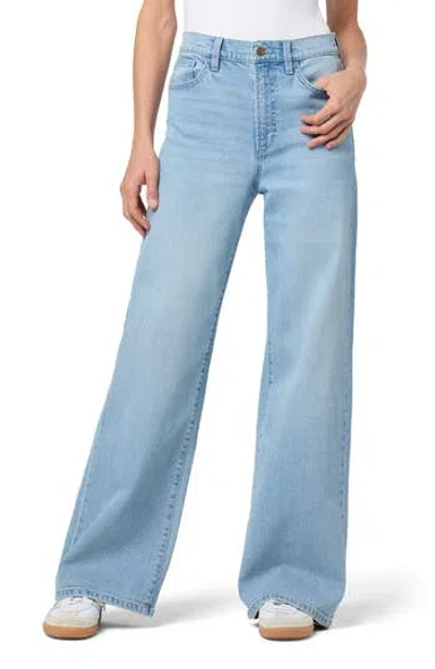 Joe's High Waist Wide Leg Jeans In Blue