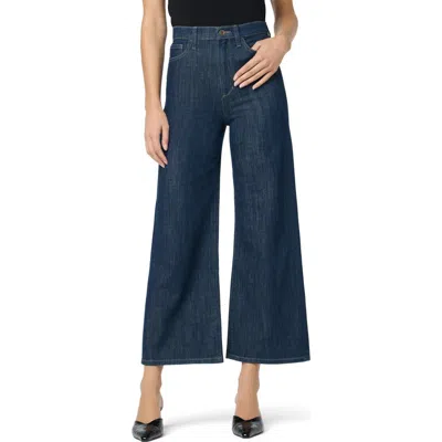 Joe's High Waist Wide Leg Jeans In Blue