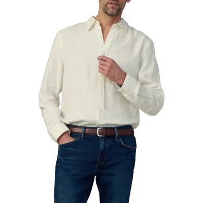 Joe's Jakob Linen Button-up Shirt In Sea Salt