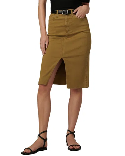 Joe's Jeans The Joplin Denim Skirt In Green