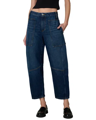 Joe's Krista Mid Rise Relaxed Barrel Jeans In Blue