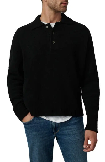 Joe's Julian Polo Sweater In Black