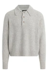 Joe's Julian Polo Sweater In Gray