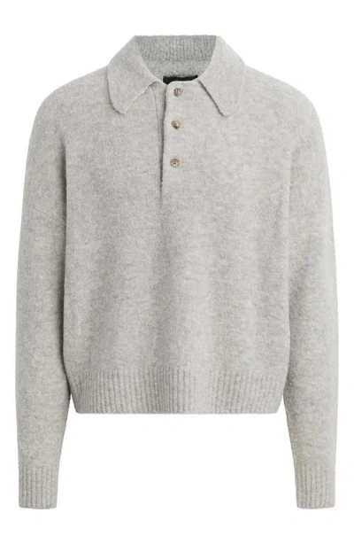 Joe's Julian Polo Sweater In Gray