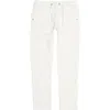 Joe's Kids' Brixton Drawstring Waist Slim Straight Leg Twill Pants In Egret