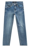 Joe's Kids' Brixton Ripped Slim Straight Leg Jeans In Blue