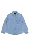 Joe's Kids' Denim Button-up Shirt In Blue