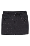 Shop Joe's Kids' Mina Studded Raw Hem Denim Skirt