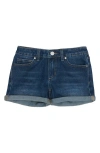 Shop Joe's Kids' Ozzie Cuffed Denim Shorts In Dark Wash