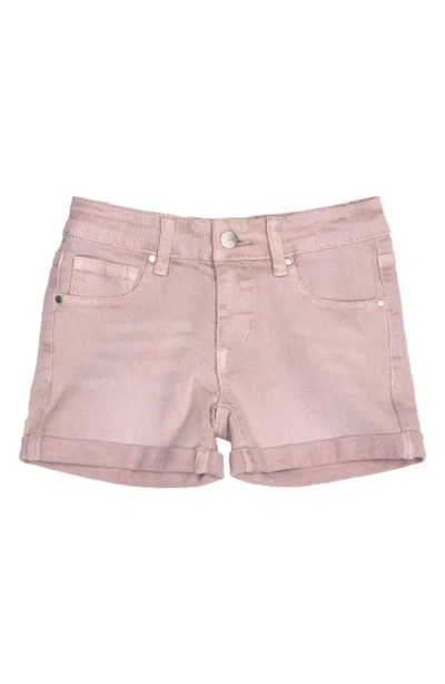 Joe's Kids' Ozzie Cuffed Denim Shorts In Transcendent Pink